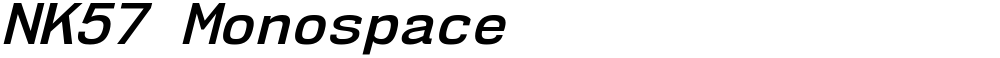 NK57 Monospace