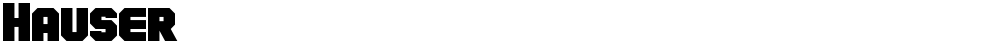 Hauser