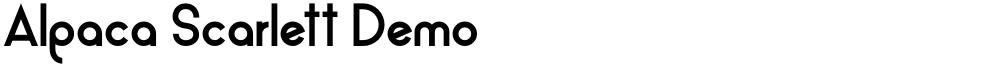 Alpaca Scarlett Demo