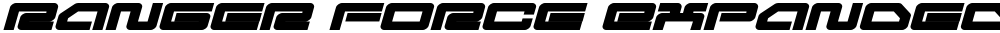 Ranger Force Expanded Italic