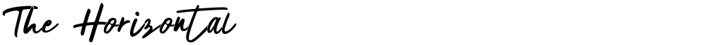 The Horizontal