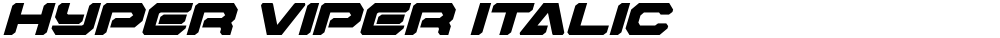 Hyper Viper Italic