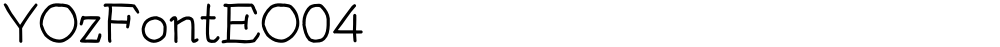 YOzFontEO04