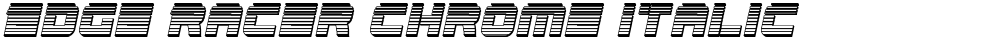 Edge Racer Chrome Italic