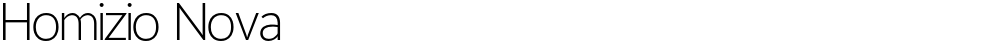 Homizio Nova