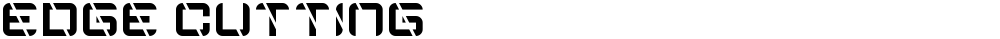 Edge Cutting