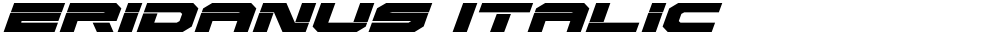 Eridanus Italic