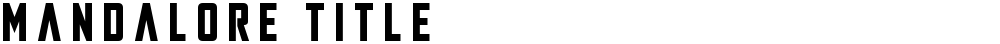 Mandalore Title
