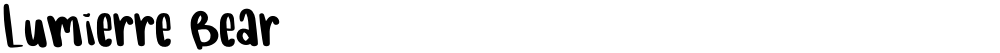 Lumierre Bear
