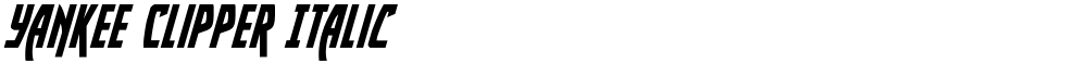 Yankee Clipper Italic