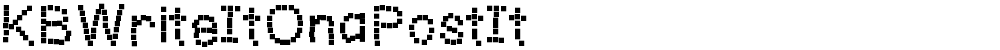 KBWriteItOnaPostIt