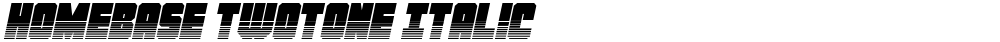 Homebase Twotone Italic
