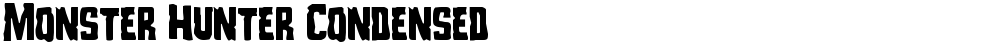 Monster Hunter Condensed