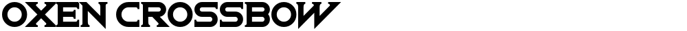 Oxen Crossbow