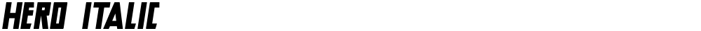 Hero Italic