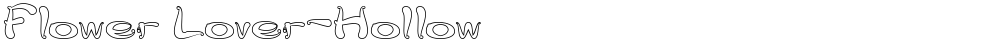 Flower Lover-Hollow