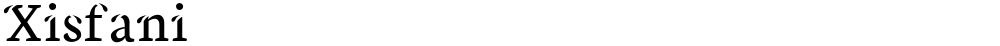 Xisfani