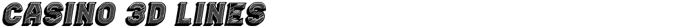 Casino 3D Lines
