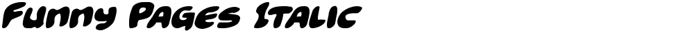 Funny Pages Italic