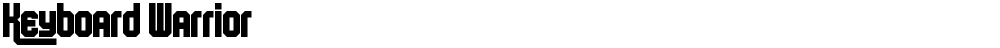 Keyboard Warrior