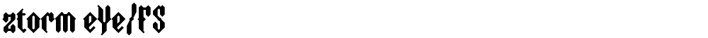 ztorm eYe/FS