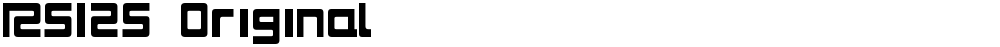 RS125 Original