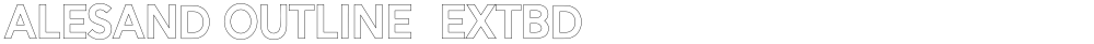 Alesand Outline  ExtBd