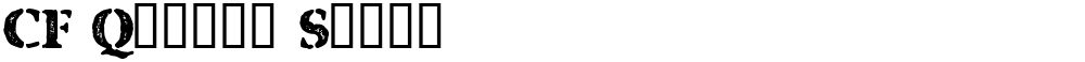 CF Quebec Stamp
