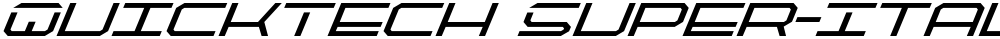 QuickTech Super-Italic