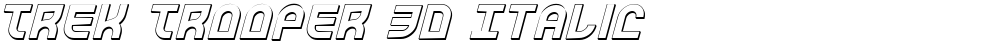Trek Trooper 3D Italic