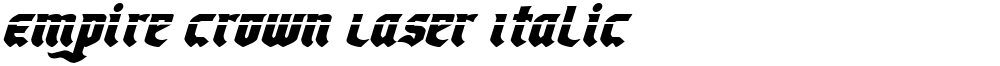 Empire Crown Laser Italic