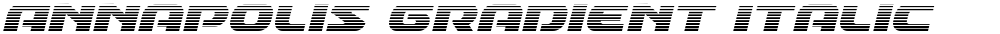 Annapolis Gradient Italic