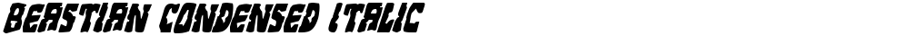 Beastian Condensed Italic