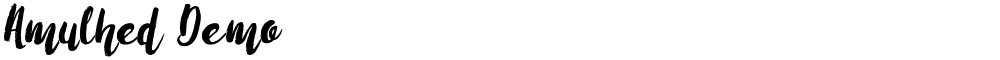 Amulhed Demo