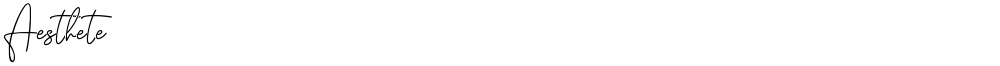 Aesthete