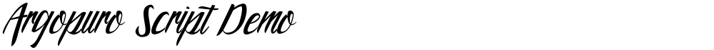 Argopuro Script Demo