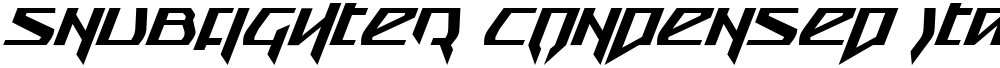 Snubfighter Condensed Italic