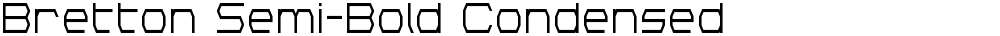Bretton Semi-Bold Condensed