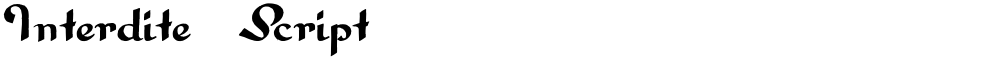 Interdite Script