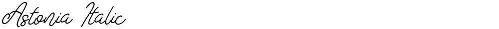 Astonia Italic