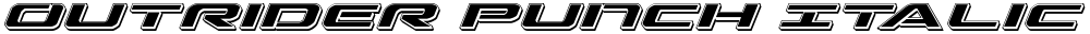 Outrider Punch Italic
