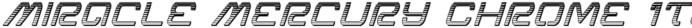 Miracle Mercury Chrome Italic