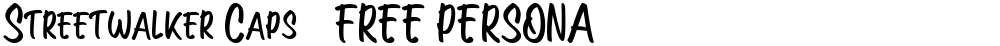Streetwalker Caps (FREE PERSONA