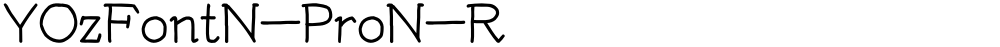 YOzFontN-ProN-R