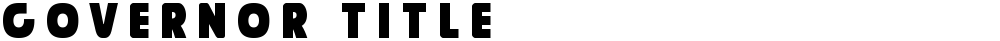 Governor Title