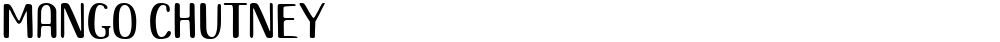 Mango Chutney