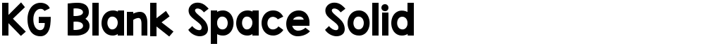 KG Blank Space Solid