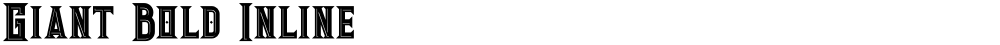 Giant Bold Inline