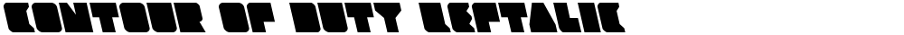 Contour of Duty Leftalic