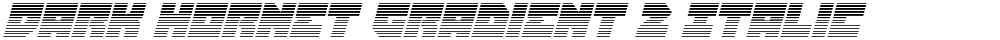 Dark Hornet Gradient 2 Italic